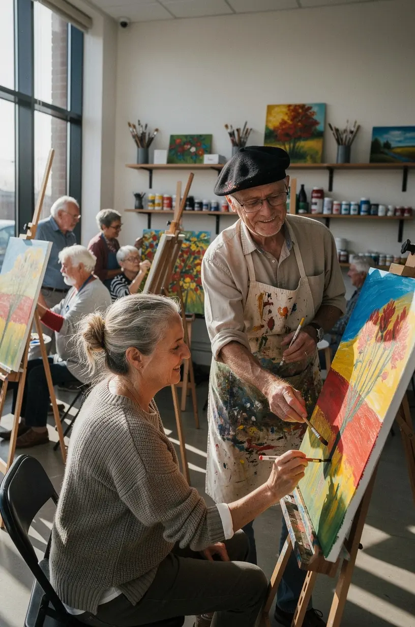 Lifelong learning for personal growth in midlife.